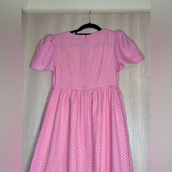 Maison Amory Pink Polka Dot Dress - Picture 3 of 6